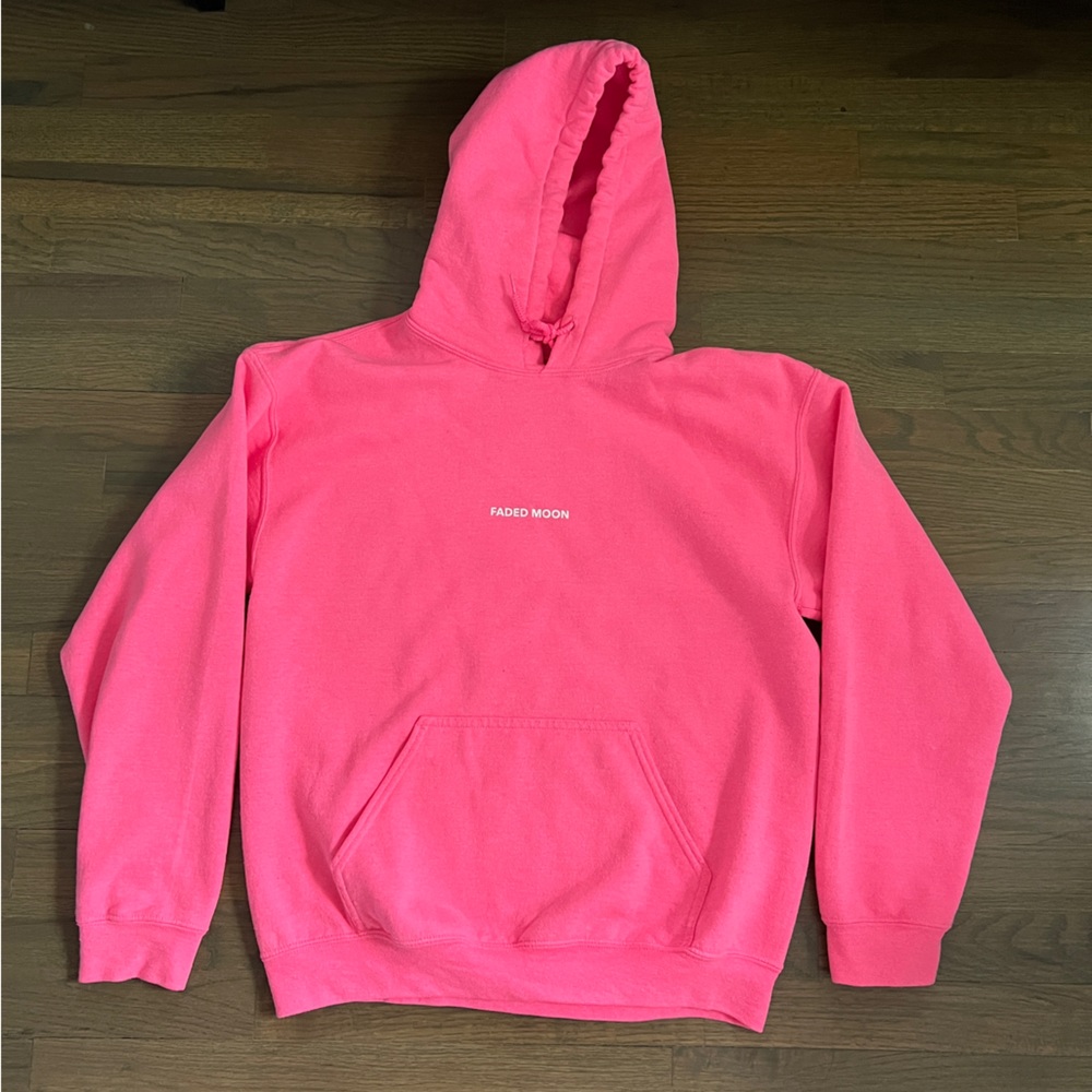 faded moon hoodie